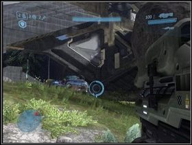 Już w pierwszym pomieszczeniu czyha spora grupa Gruntów, Szakali i Brutów - The Covenant (1) | Opis przejścia | Halo 3 - Halo 3 - poradnik do gry