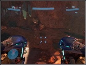 Dotrzesz w końcu do komnaty z grzybami na ścianach - Cortana | Opis przejścia | Halo 3 - Halo 3 - poradnik do gry