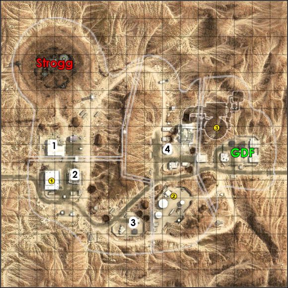 Strona atakująca: Strogg - Area 22 | Pola bitew | Enemy Territory Quake Wars - Enemy Territory: Quake Wars - poradnik do gry