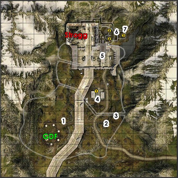 Strona atakująca: GDF - Sewer | Pola bitew | Enemy Territory Quake Wars - Enemy Territory: Quake Wars - poradnik do gry