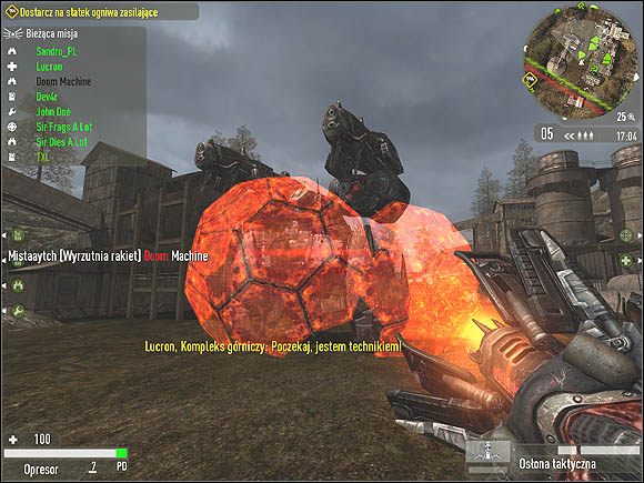 Nagrody dla radiooperatora/opresora - Radiooperator, opresor | Funkcje na polu bitwy i wyposażenie | ET Quake Wars - Enemy Territory: Quake Wars - poradnik do gry