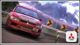 Wymagana ilość przejechanych kilometrów do odblokowania tej barwy: 0km - Mitsubishi Lancer Evolution IX FQ340 | Samochody - Premier | Sega Rally - Sega Rally - poradnik do gry