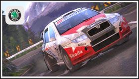 Wymagana ilość przejechanych kilometrów do odblokowania tej barwy: 32km - Skoda Fabia Rally Car | Samochody - Premier | Sega Rally - Sega Rally - poradnik do gry