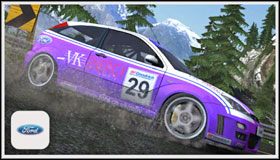 Wymagana ilość przejechanych kilometrów do odblokowania tej barwy: 32km - Ford Focus RS Rally C | Samochody - Premier | Sega Rally - Sega Rally - poradnik do gry