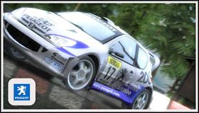 Wymagana ilość przejechanych kilometrów do odblokowania tej barwy: 0km - Peugeot 206 WRC (2000) | Samochody - Premier | Sega Rally - Sega Rally - poradnik do gry