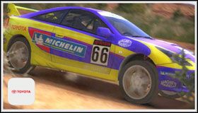 1 - Toyota Celica VVTi | Samochody - Modified | Sega Rally - Sega Rally - poradnik do gry
