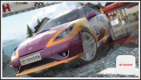 Wymagana ilość przejechanych kilometrów do odblokowania tej barwy: 32km - Toyota Celica VVTi | Samochody - Modified | Sega Rally - Sega Rally - poradnik do gry