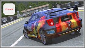 Wymagana ilość przejechanych kilometrów do odblokowania tej barwy: 80km - Toyota Celica VVTi | Samochody - Modified | Sega Rally - Sega Rally - poradnik do gry