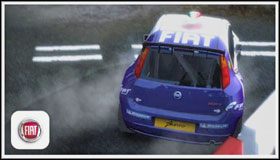 Wymagana ilość przejechanych kilometrów do odblokowania tej barwy: 32km - Grande Punto Rally | Samochody - Modified | Sega Rally - Sega Rally - poradnik do gry
