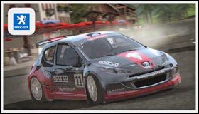 Wymagana ilość przejechanych kilometrów do odblokowania tej barwy: 80km - Peugeot 207 Super 2000 (2007) | Samochody - Modified | Sega Rally - Sega Rally - poradnik do gry