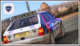 Wymagana ilość przejechanych kilometrów do odblokowania tej barwy: 0km - Lancia Super Delta HF integrale (1992) | Samochody - Masters | Sega Rally - Sega Rally - poradnik do gry