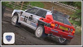 Wymagana ilość przejechanych kilometrów do odblokowania tej barwy: 32km - Lancia Super Delta HF integrale (1992) | Samochody - Masters | Sega Rally - Sega Rally - poradnik do gry