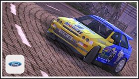 Wymagana ilość przejechanych kilometrów do odblokowania tej barwy: 80km - Ford Escort RS Cosworth | Samochody - Masters | Sega Rally - Sega Rally - poradnik do gry