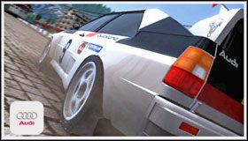 Wymagana ilość przejechanych kilometrów do odblokowania tej barwy: 0km - Audi quattro A2 | Samochody - Masters | Sega Rally - Sega Rally - poradnik do gry