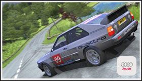 Wymagana ilość przejechanych kilometrów do odblokowania tej barwy: 32km - Audi quattro A2 | Samochody - Masters | Sega Rally - Sega Rally - poradnik do gry