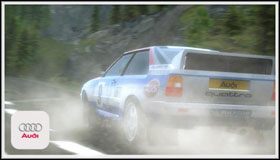 Wymagana ilość przejechanych kilometrów do odblokowania tej barwy: 80km - Audi quattro A2 | Samochody - Masters | Sega Rally - Sega Rally - poradnik do gry