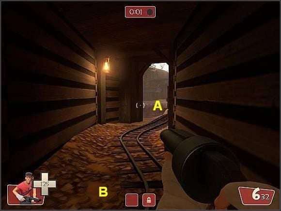 A - To główna pozycja snajperska na tej mapie - Dustblow - Ważniejsze lokacje (2) | Mapy | Team Fortress 2 - Team Fortress 2 - poradnik do gry