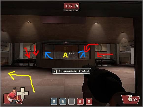 A - Punkt kontrolny 1 - Well - Ważniejsze lokacje (1) | Mapy | Team Fortress 2 - Team Fortress 2 - poradnik do gry