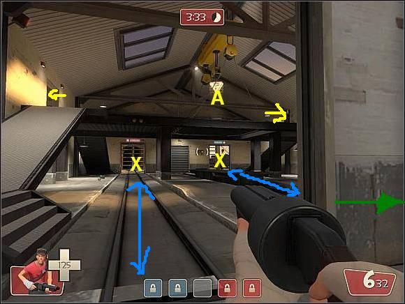 A - Neutralny punkt kontrolny - Well - Ważniejsze lokacje (2) | Mapy | Team Fortress 2 - Team Fortress 2 - poradnik do gry