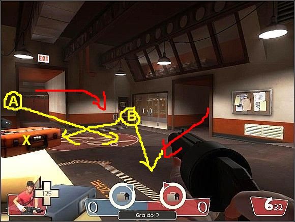 1 - Fort2Fort - Ważniejsze miejsca | Mapy | Team Fortress 2 - Team Fortress 2 - poradnik do gry