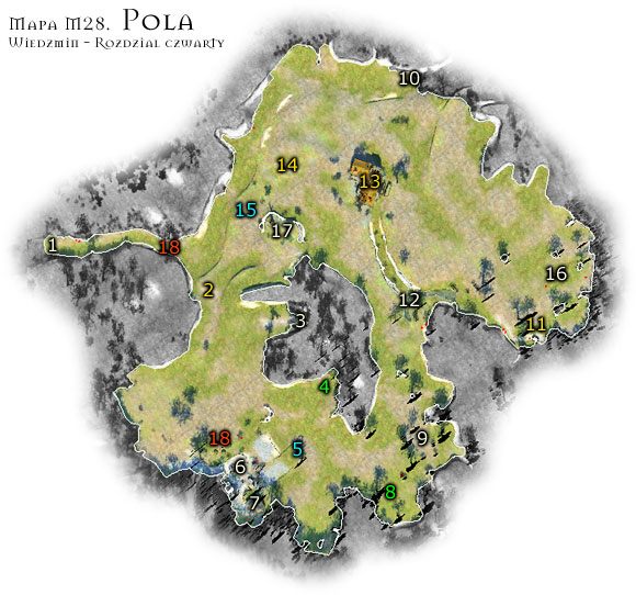 Pola są lokacją zawsze niebezpieczną - M28: Pola | Rozdział 4 | Solucja Wiedźmin - Wiedźmin - poradnik