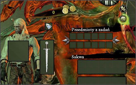 Uwaga 13: Jaskółkę (eliksir przyspieszający leczenie) warto nosić na pasku - ułatwia to dostęp do niej podczas walki - Dziedziniec Kaer Morhen (2) | Prolog | Solucja Wiedźmin - Wiedźmin - poradnik