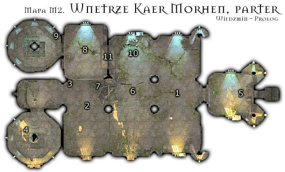 Zaczynasz w swego rodzaju przedsionku (M2 - Wnętrze Kaer Morhen | Prolog | Solucja Wiedźmin - Wiedźmin - poradnik