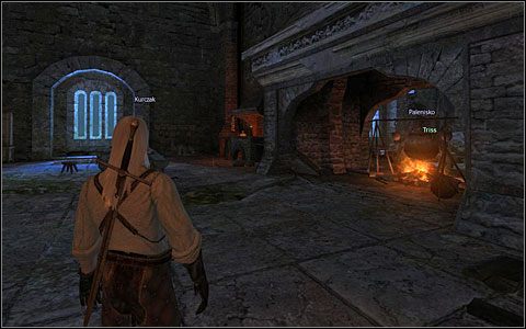 Kuchnię (M2 - Opuszczamy Kaer Morhen | Prolog | Solucja Wiedźmin - Wiedźmin - poradnik