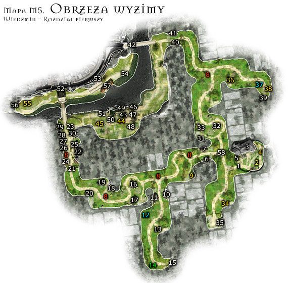 Rośliny: Jaskółcze ziele , Balissa , Biały mirt , Berberka , Zimejka - M5: Obrzeża Wyzimy | Rozdział 1 | Solucja Wiedźmin - Wiedźmin - poradnik