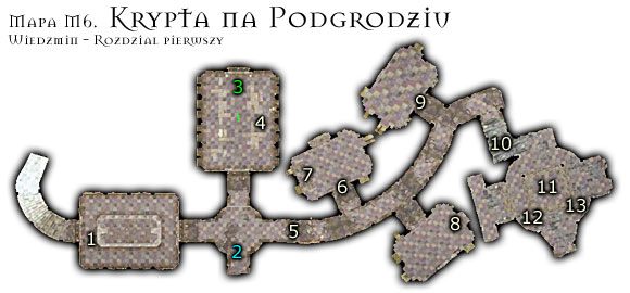 Potwory: Ghule , Ozzrel - M6: Krypta na Podgrodziu | Rozdział 1 | Solucja Wiedźmin - Wiedźmin - poradnik