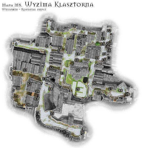 1 - M8: Wyzima Klasztorna | Rozdział 2 | Solucja Wiedźmin - Wiedźmin - poradnik