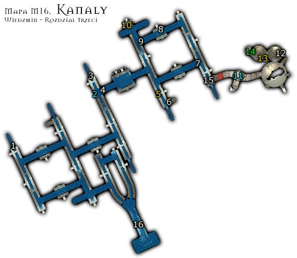 1 - M16: Kanały | Rozdział 3 | Solucja Wiedźmin - Wiedźmin - poradnik