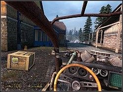 Gdy wyjdziesz z domu (lub po krótkiej chwili) z głośników popłynie muzyka, a dom zostanie odcięty polem siłowym - [Solucja] Poza zasięgiem cz.3 | Half-Life 2 Episode Two - Half-Life 2: Episode Two - poradnik do gry