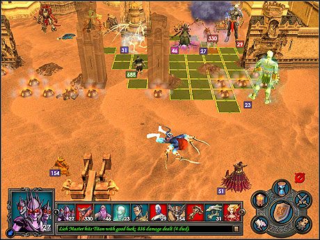 Moje wojska w ostatecznym natarciu :-). - Misja 2 - The Grim Crusade | Kampania 2 | HoMM V Dzikie Hordy - Heroes of Might & Magic V: Dzikie Hordy - poradnik do gry