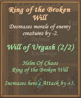 Czasem warto poświęcić trochę lepszy item na rzecz potężnego bonusu za set. Wie o tym każdy gracz World of Warcraft :-). - Misja 4 - Beasts and Bones | Kampania 2 | HoMM V Dzikie Hordy - Heroes of Might & Magic V: Dzikie Hordy - poradnik do gry