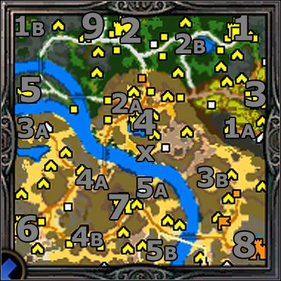 Zaczynasz w (1) mając do dyspozycji nieco rozbudowane miasto - Misja 5 - Hunting the Hunter | Kampania 3 | HoMM V Dzikie Hordy - Heroes of Might & Magic V: Dzikie Hordy - poradnik do gry