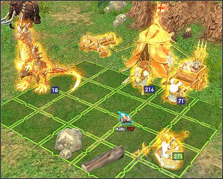 Dobrze wycelowany Deszcz Meteorytów jest na wagę złota. - Misja 3 - Summoning the Dragon | Kampania 4 | HoMM V Dzikie Hordy - Heroes of Might & Magic V: Dzikie Hordy - poradnik do gry