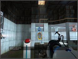 Przejdź przez portal i wciśnij guzik - Pomieszczenie testowe nr 11 | Portal - Portal - poradnik do gry