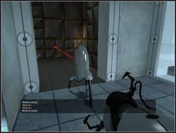 W tym pomieszczeniu trzeba wyeliminować kilka wieżyczek strzelniczych jednocześnie stale pamiętając o tym, że mogą zrobić ci sporo krzywdy - Pomieszczenie testowe nr 16 | Portal - Portal - poradnik do gry