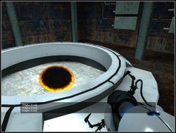 Zeskocz na dół i strzel w podłogę (tak jak na zdjęciu) - Pomieszczenie testowe nr 19 (cz.1) | Portal - Portal - poradnik do gry