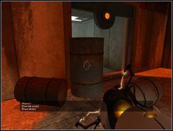 Przeskocz nad barierką w dół - Pomieszczenie testowe nr 19 (cz.2) | Portal - Portal - poradnik do gry