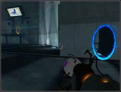 Na początku GLaDOS będzie do ciebie mówić, więc po prostu stój i jej słuchaj - Konfrontacja z GLaDOS | Portal - Portal - poradnik do gry