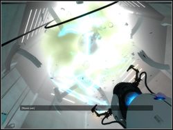 Czwartą i ostatnią kulę GLaDOS zawiesi w powietrzu - Konfrontacja z GLaDOS | Portal - Portal - poradnik do gry