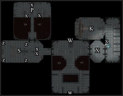 Na początek zbadaj drzwi prowadzące na niższy poziom (W) - Skarbiec Boga Śmierci | Akt I Neverwinter Nights 2 Maska Zdrajcy - Neverwinter Nights 2: Maska Zdrajcy - poradnik do gry