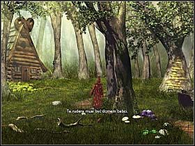 Minąwszy strażnicę, nasz czarodziej kieruje się ku bramie Świątyni Umarłych - Uratować Magiczne Królestwo cz.4 | Simon the Sorcerer 4 - Simon the Sorcerer 4 - poradnik do gry