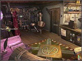 Nasz czarodziej maszeruje zatem do klubu i dowiaduje się, że Błotniak powrócił ze swego dobrowolnego wygnania, jest wściekły i właśnie gotuje zupę - Wygrać zawody cz.2 | Simon the Sorcerer 4 - Simon the Sorcerer 4 - poradnik do gry