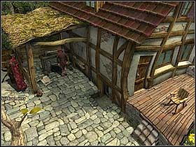 Kieruje się zatem ku pracującemu w warsztacie pod strzechą stolarzowi - Uratować Magiczne Królestwo cz.2 | Simon the Sorcerer 4 - Simon the Sorcerer 4 - poradnik do gry