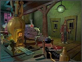 Mimo udanej akcji dywersyjnej, której efektem jest dziura w drzwiach, nasz bohater nie może ot tak sobie uciec z więzienia - Uratować Magiczne Królestwo cz.5 | Simon the Sorcerer 4 - Simon the Sorcerer 4 - poradnik do gry