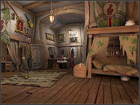 Opuściwszy ratusz, Simon wraca w zaułek, a tam wędruje do sklepu muzycznego (za plecami Wilka) - Uratować Magiczne Królestwo cz.7 | Simon the Sorcerer 4 - Simon the Sorcerer 4 - poradnik do gry