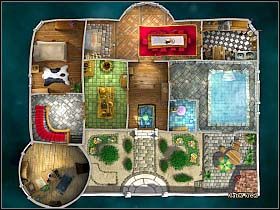 Wylazłszy z kanału w zaułku, Simon wędruje w stronę bram miasta, a tam wkrada się do domu sobowtóra (maleńka chatka) - Uratować Magiczne Królestwo cz.10 | Simon the Sorcerer 4 - Simon the Sorcerer 4 - poradnik do gry